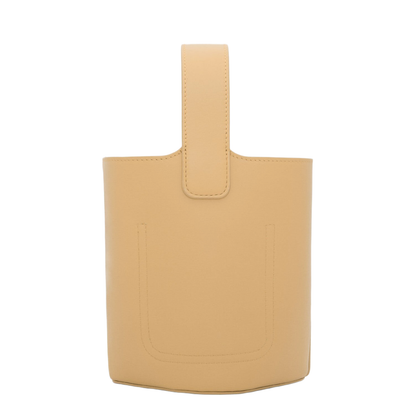 Pebble In Smooth Calfskin Mini Bucket Bag - Image 3