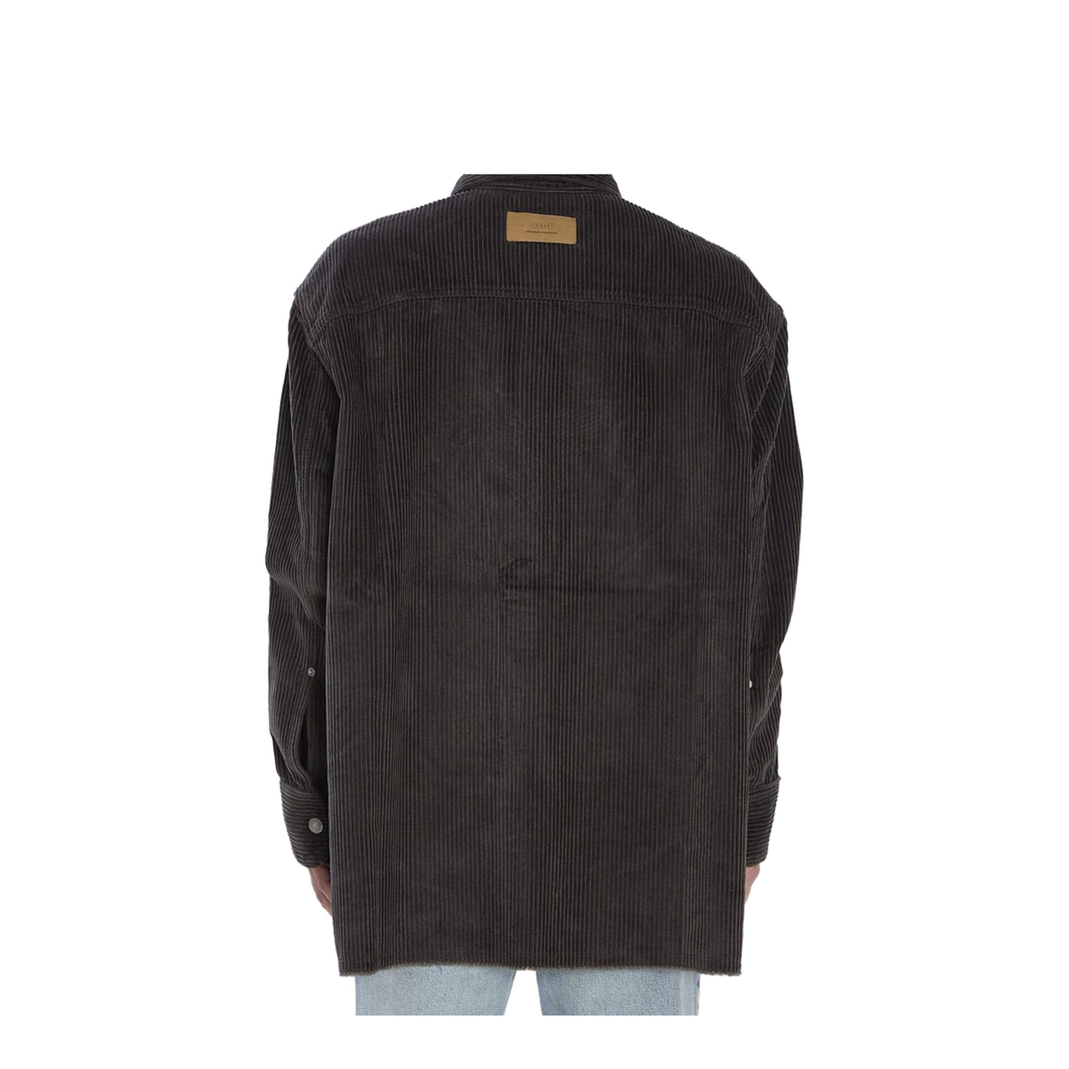 Corduroy Velvet Overshirt - Image 2