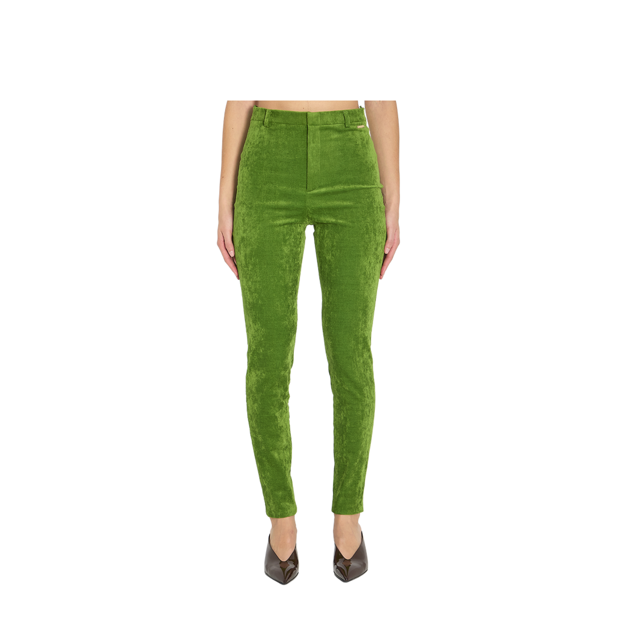 Stretch Velvet Leggings - Image 1