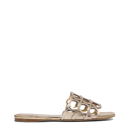 Low Leather Sandals - Image 1