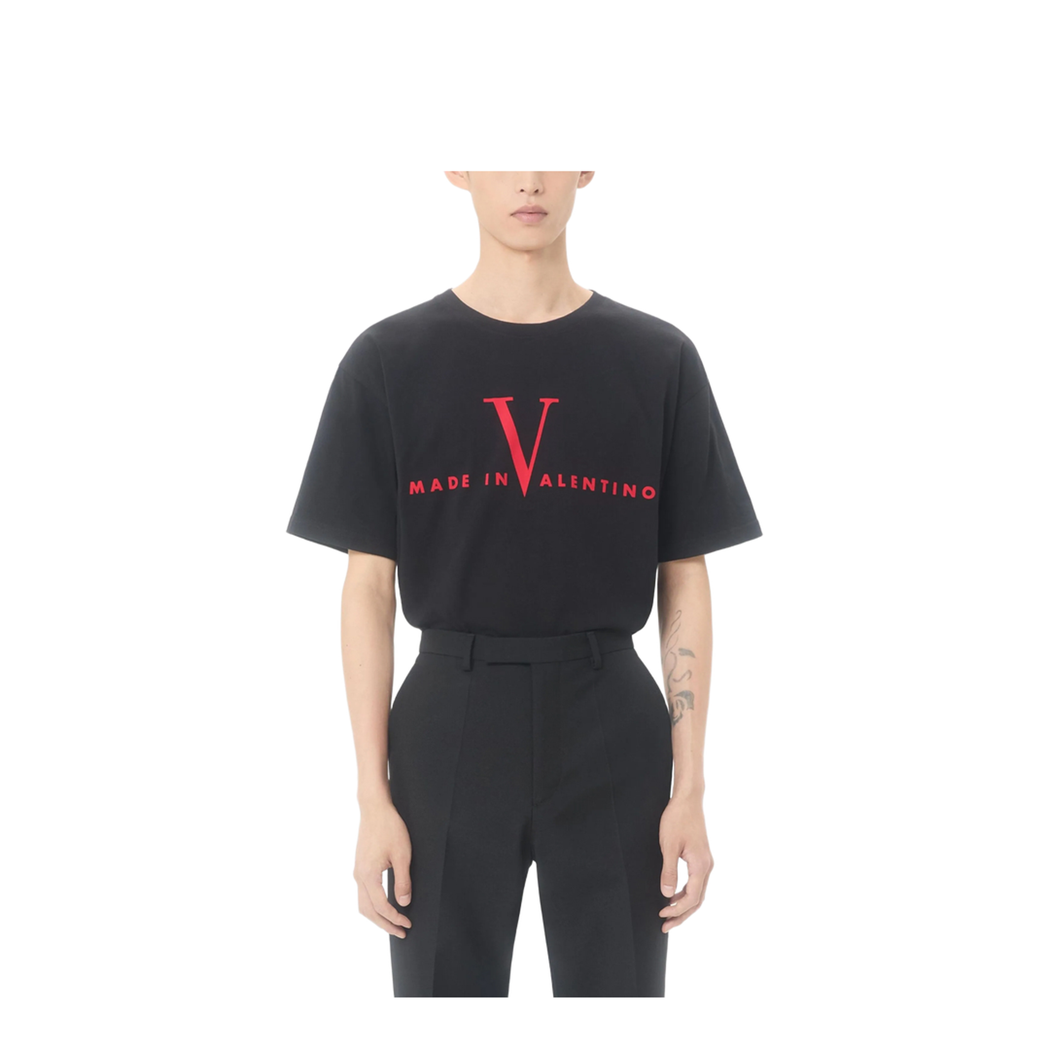 Cotton T-Shirt with Made in Print - Image 4
