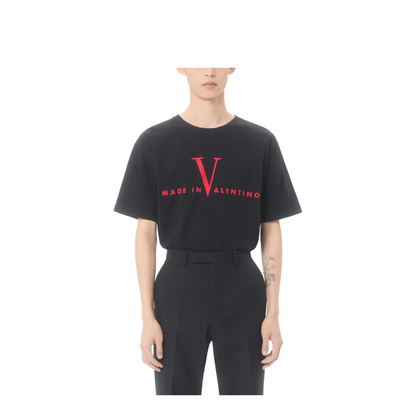 Cotton T-Shirt with Made in Print - Image 4