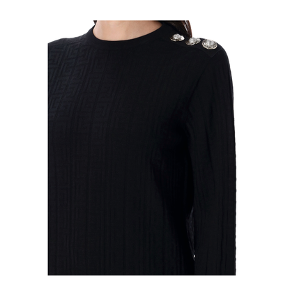 Knitted Sweater Black - Image 3