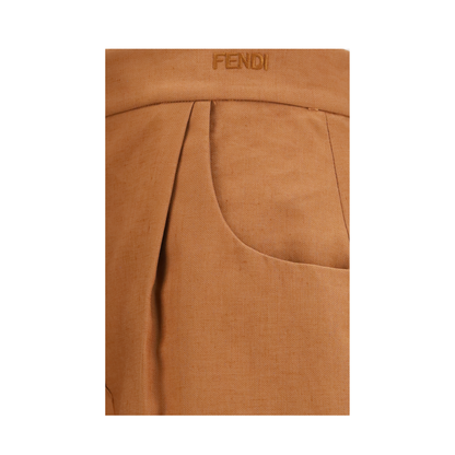 Cotton And Linen Balloon Pants - Image 3