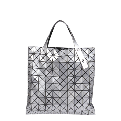 Platinum Polyurethane Tote Bag - Silver - Image 4