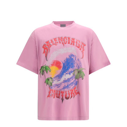 Vintage Surfer Oversized T-Shirt - Image 1