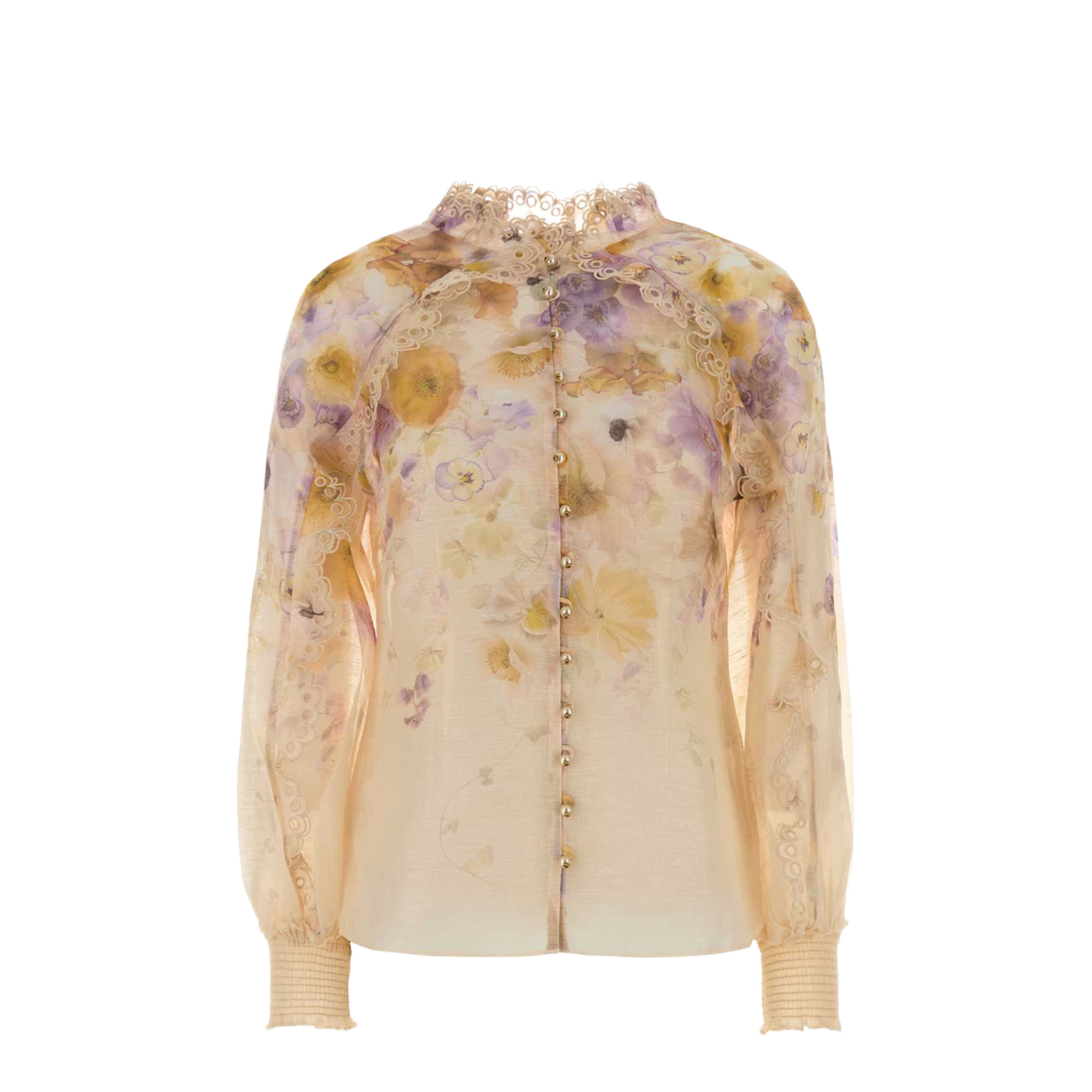 Memento Embroidered Blouse - Image 1