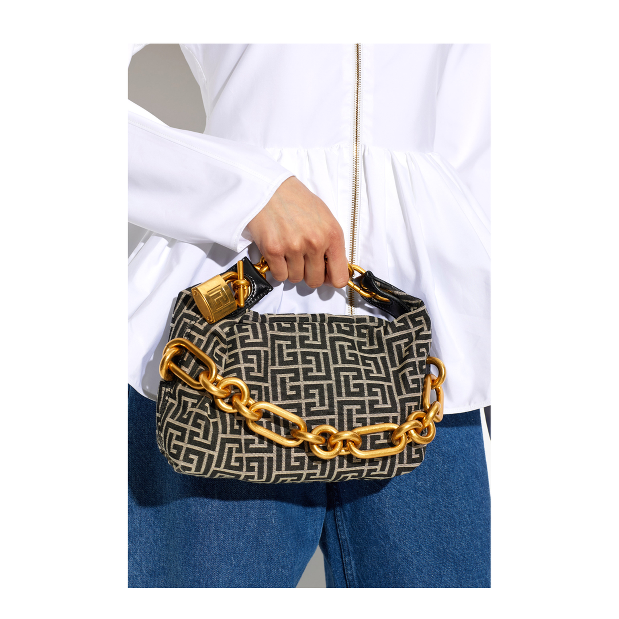 Mini Sync Chain Top Handle Bag - Image 2