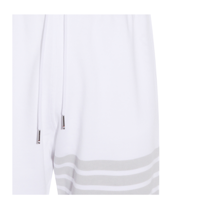 Sweatpants with Overdyed 4 Bar in Solid Loopback - Image 4