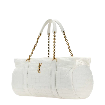 Gloria Nylon Duffel Bags - White - Image 4
