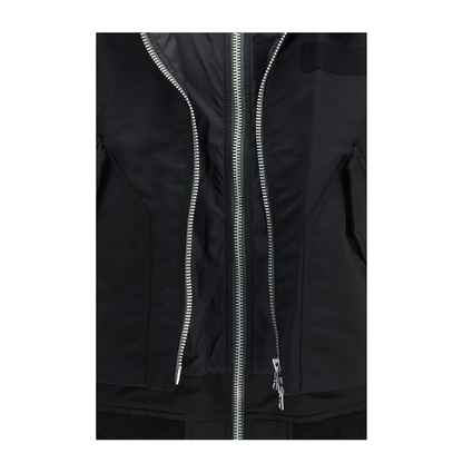 Cotton Chino And Nylon Twill Double Jacket - Image 3