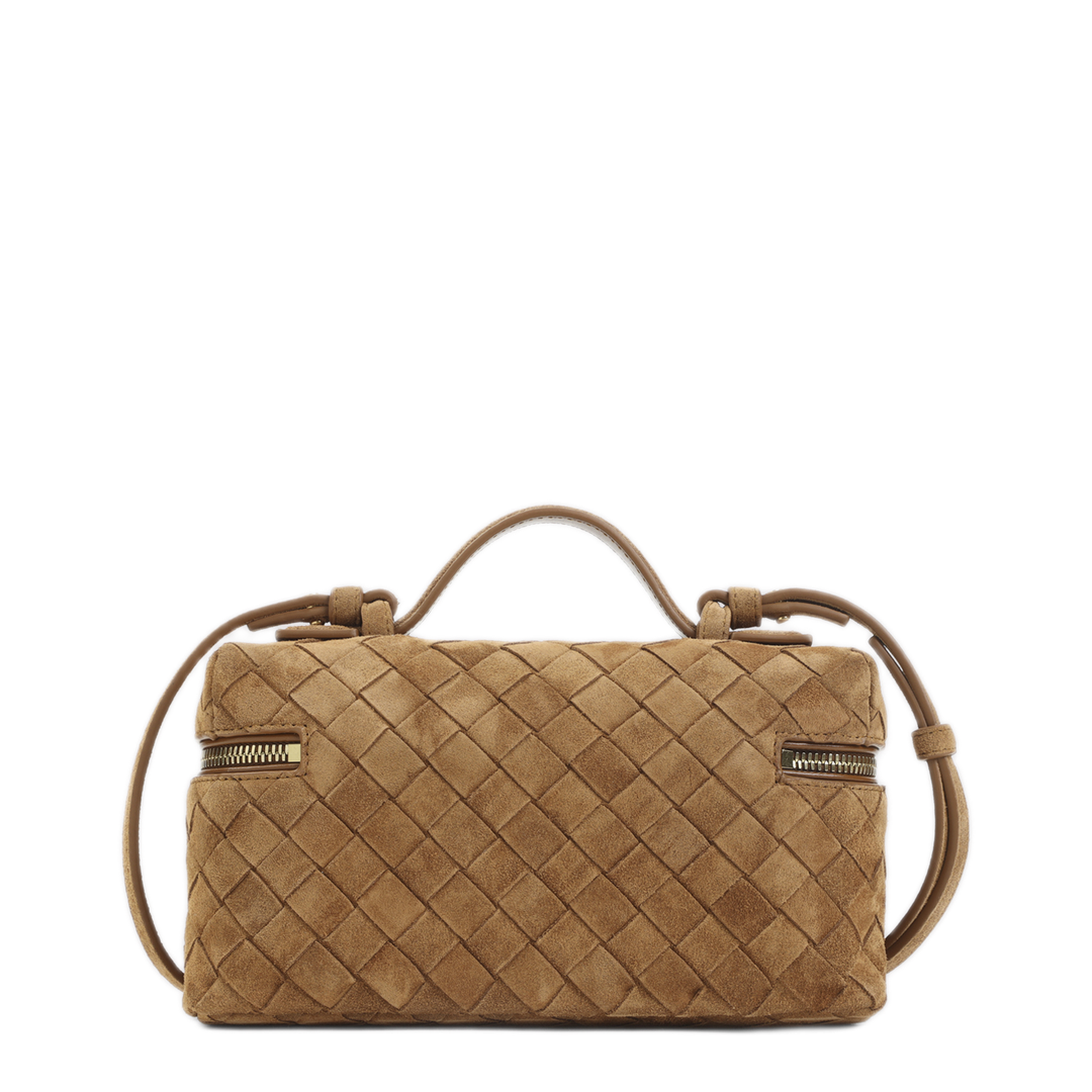 Suede Vanity Case Bag - Image 4