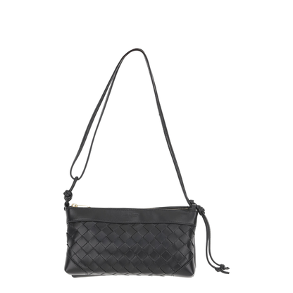 Andiamo Leather Crossbody Bags - Black - Image 3