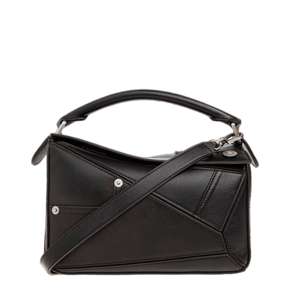 Puzzle Small Calfskin Crossbody Bag - Vintage Brown - Image 1