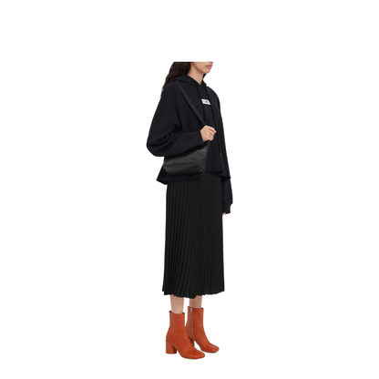 Black Cotton Hoodie - Image 2