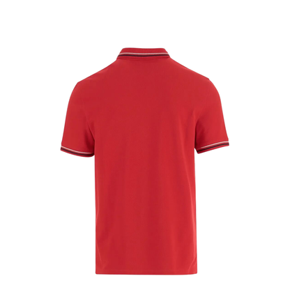 Cotton Piqué Polo Shirt with Vlogo Patch - Image 7