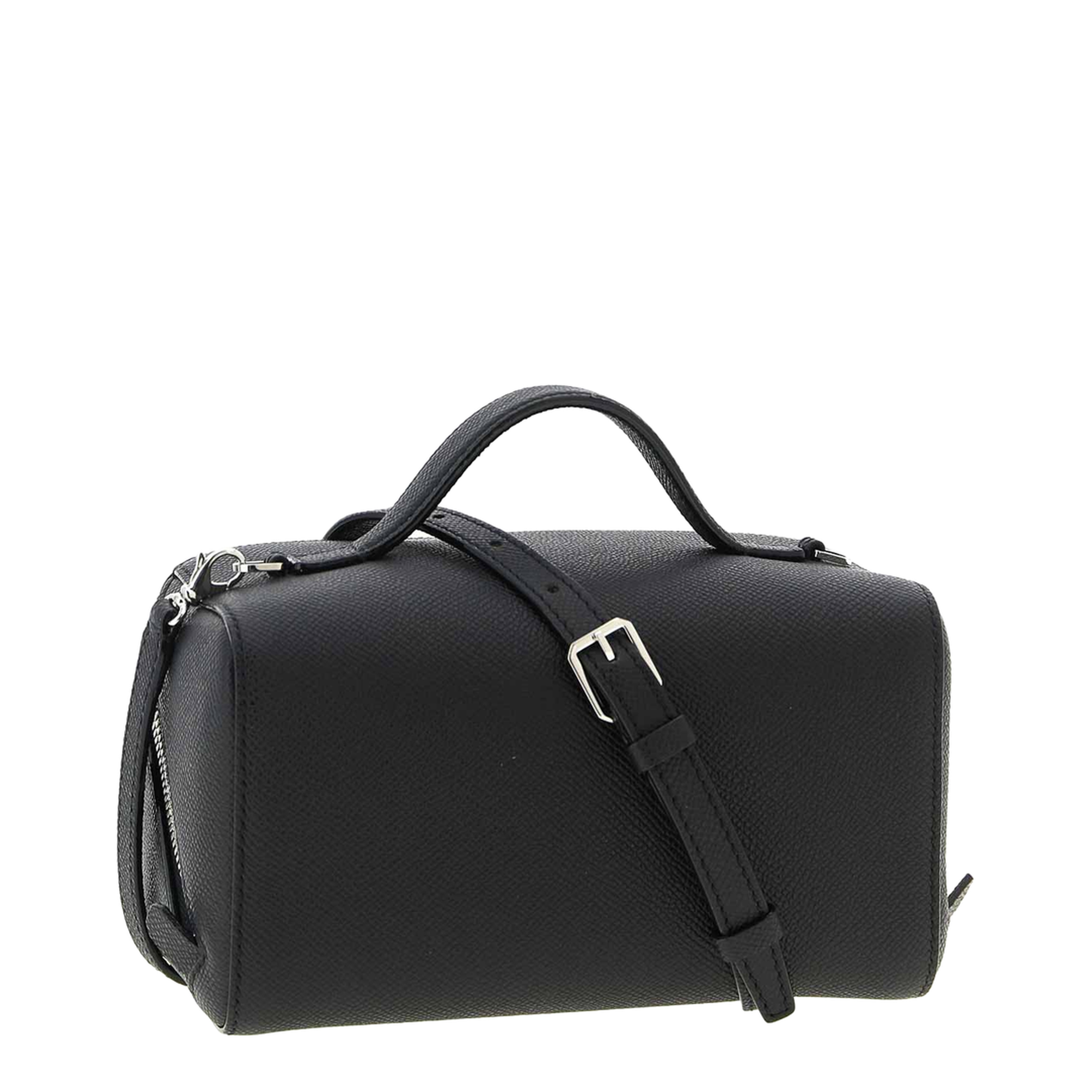 Valextra V-Line Crossbody Vanity Bag - Black - Image 2