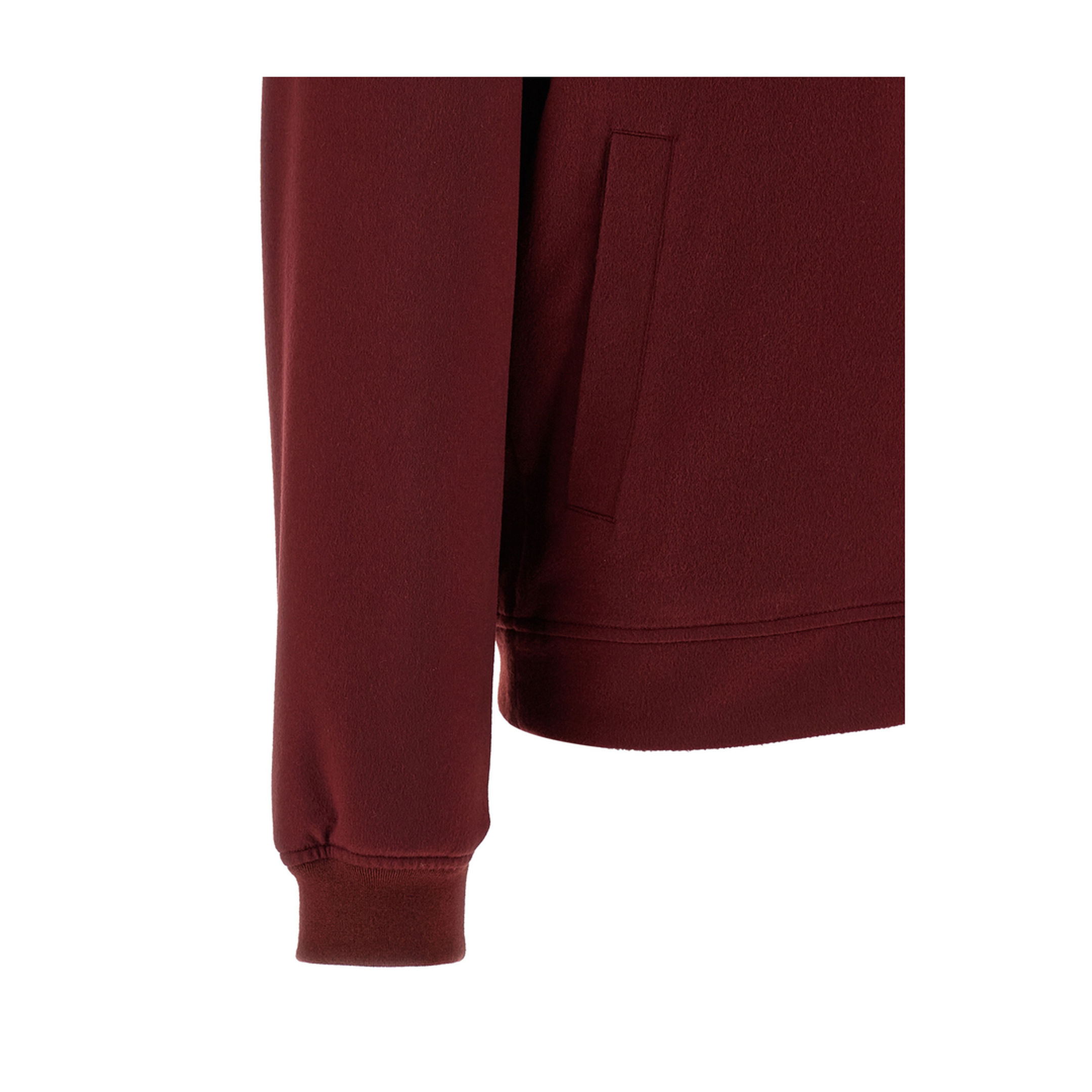 Cashmere Bomber Jacket Red - Image 4