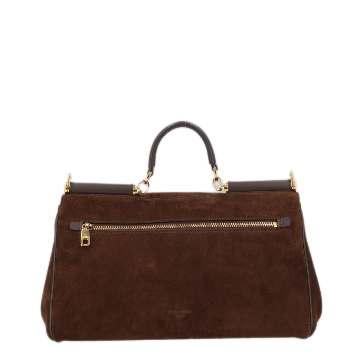 My Sicily Medium Vitello Leather Tote - Brown - Image 2