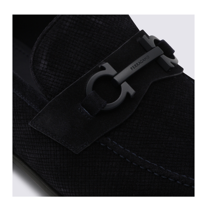 Navy Leather Loafers - Image 8