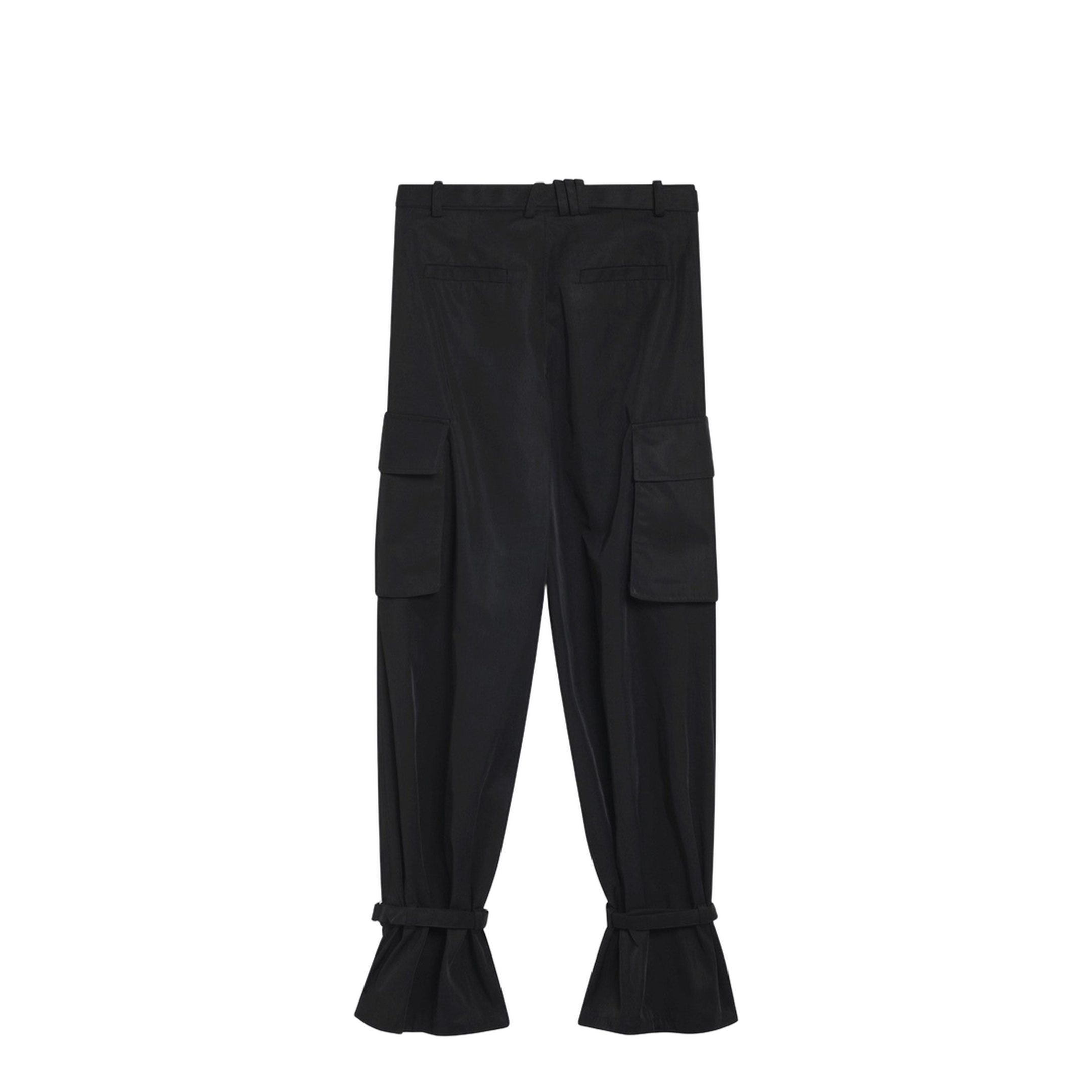 Black Nylon Trousers - Image 2