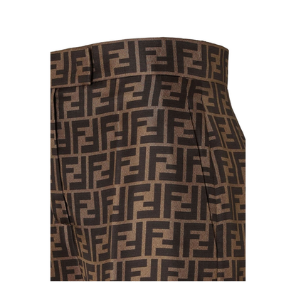 Trousers Silk Brown - Image 3