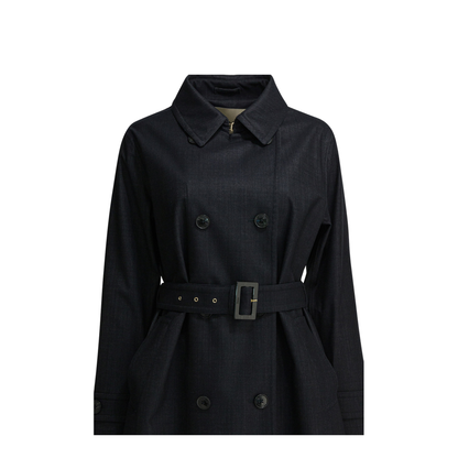 Trench Coat With Belt - Image 3