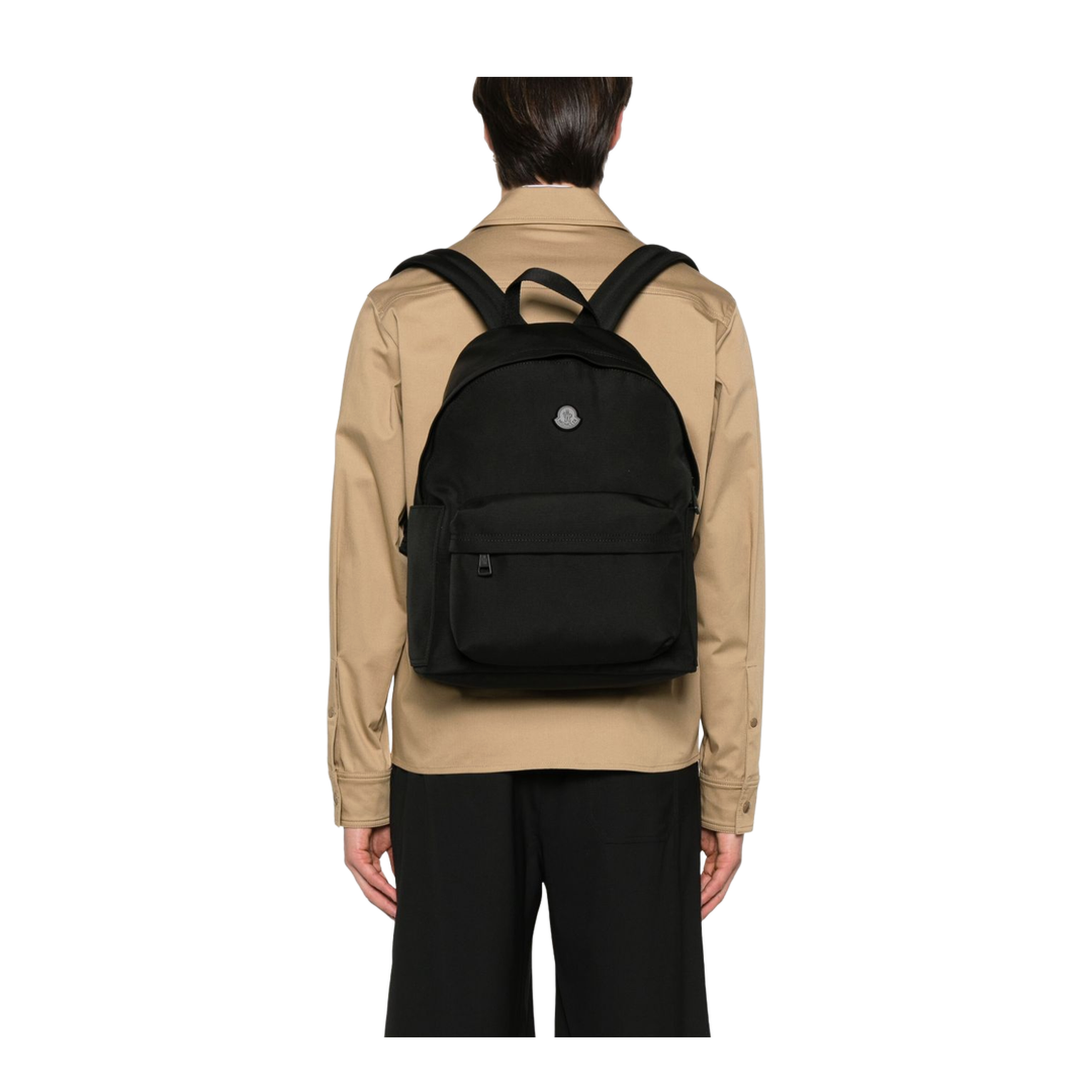 New Pierrick Metal Logo Backpack - Black - Image 3