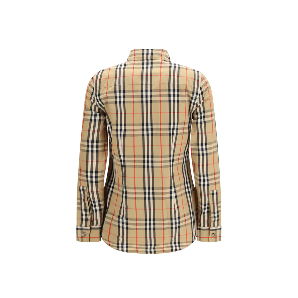 Stretch Cotton Check Shirt - Image 2