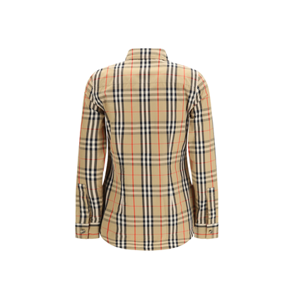 Stretch Cotton Check Shirt - Image 2