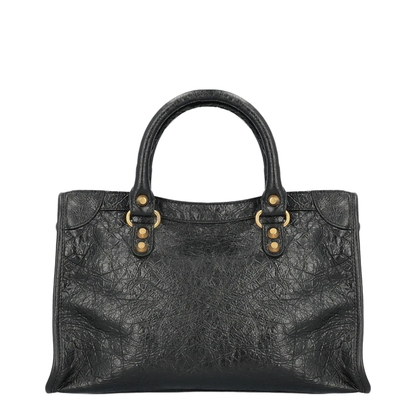 Le City Small Arena Storico Lambskin Shoulder Bag - Black - Image 3