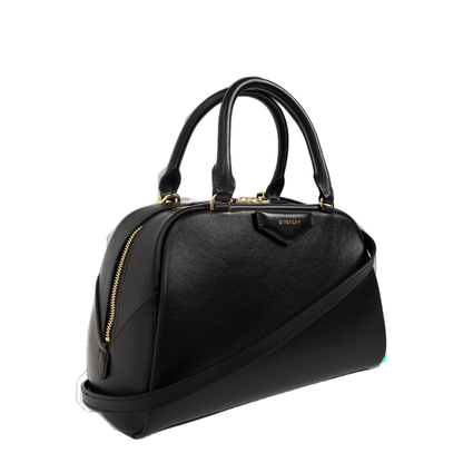 Antigona East-West Calfskin Bowling Bag - Black - Image 4