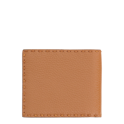 Selleria Calf Leather Bifold Wallet - Cuero with Amarillo Girasol Interior - Image 2