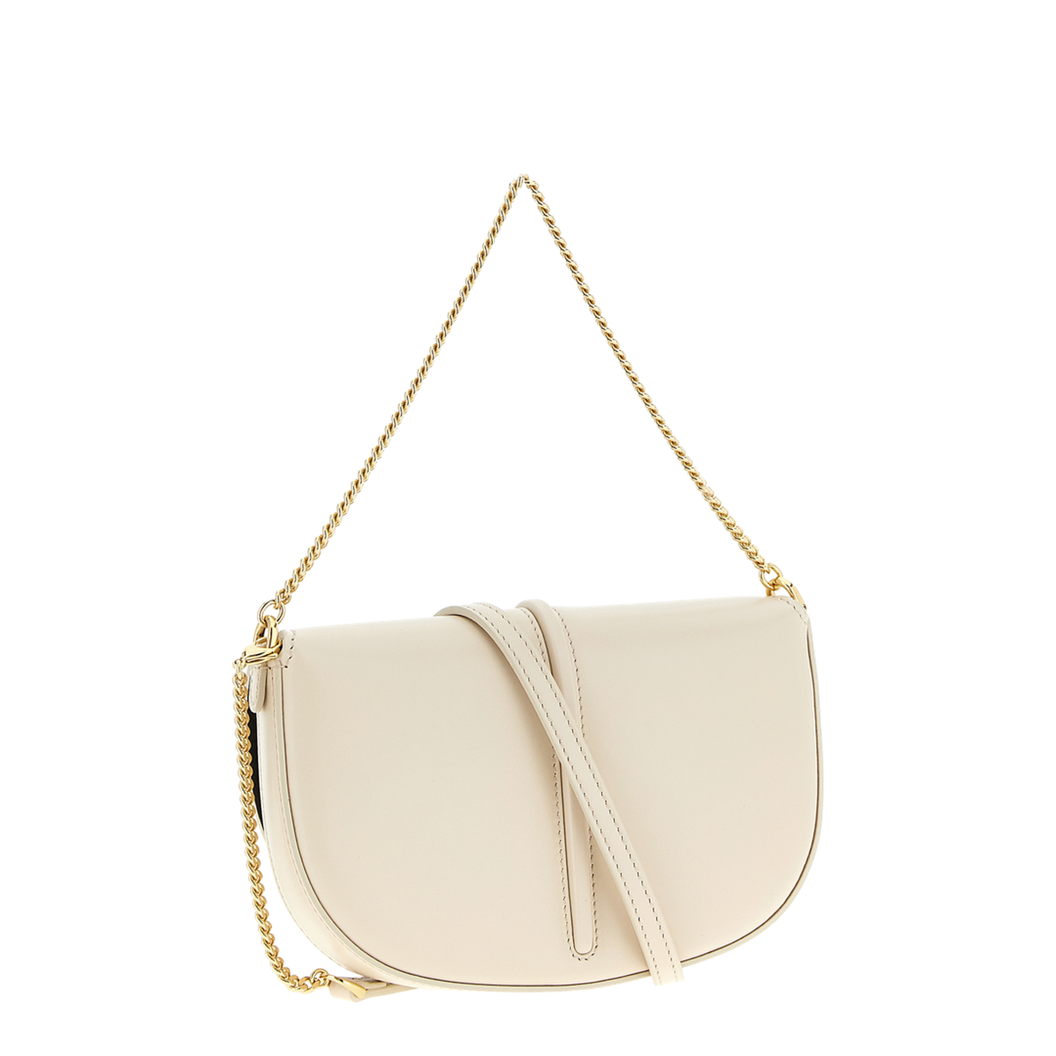 Wallet on Chain Leather White - Image 2