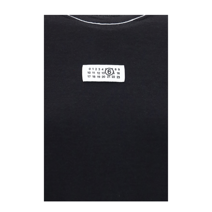 Wool-blend T-shirt with contrast details - Image 3