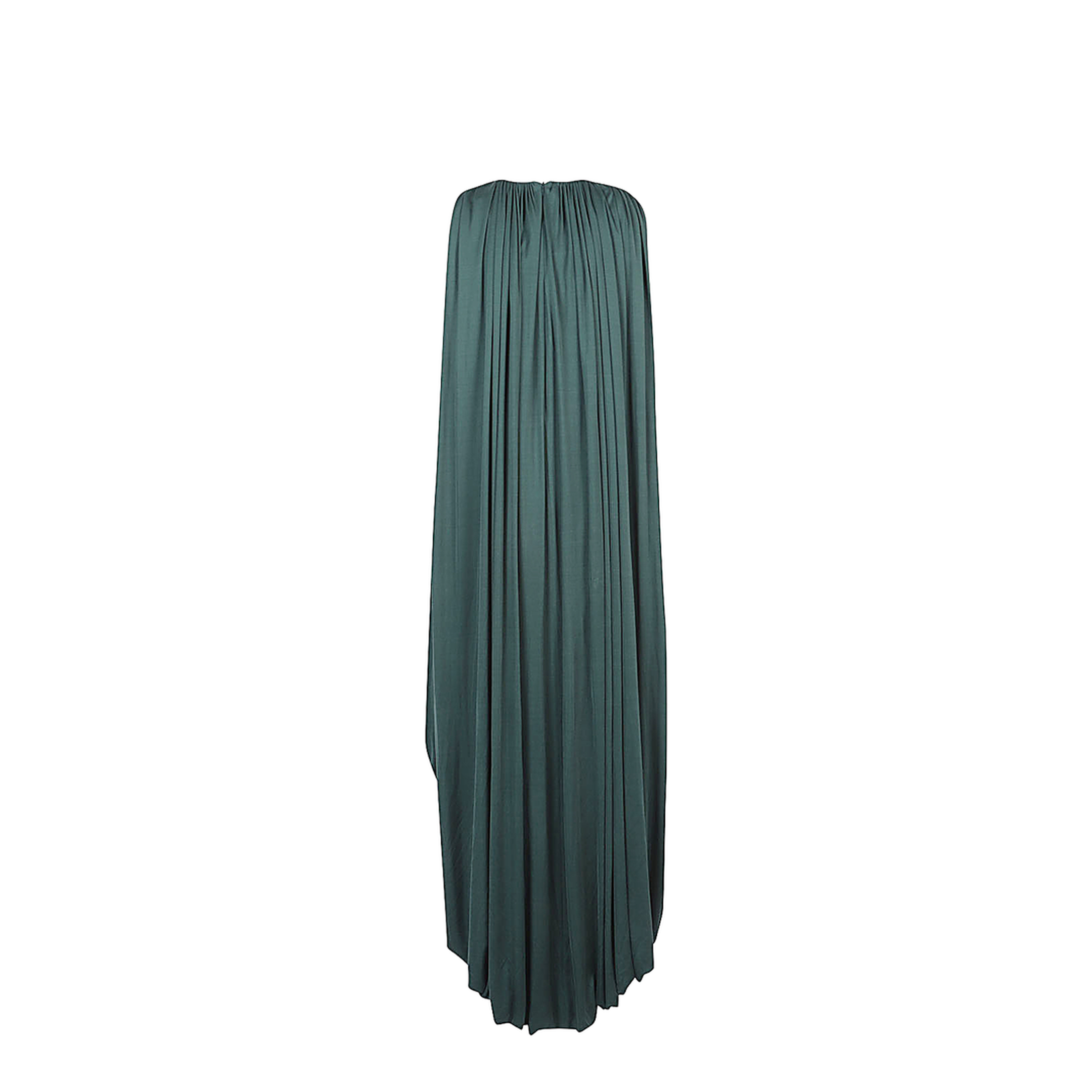 Silk Draped Dress - Image 2