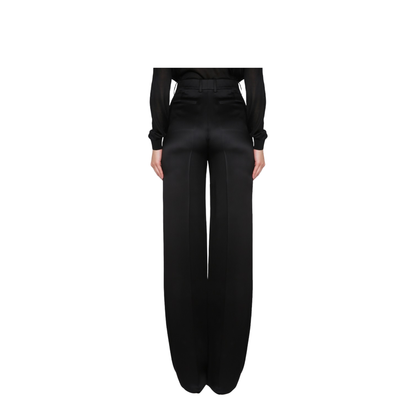 Satin Flared Pants - Image 4