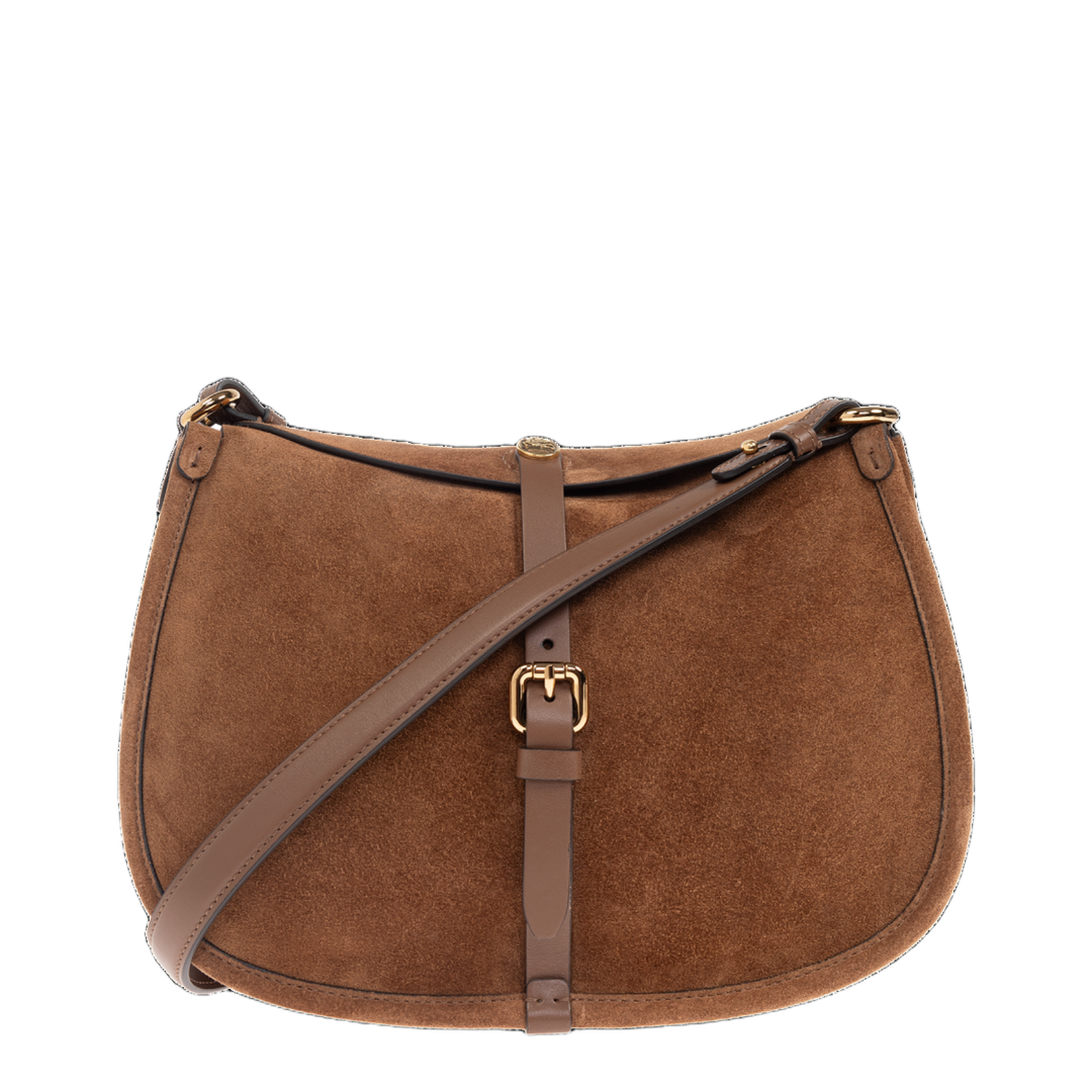 Suede Shoulder Bag - Image 1