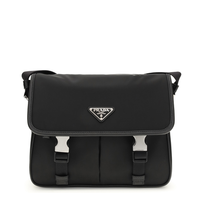 Re-Nylon and Saffiano Shoulder Bag - Image 1