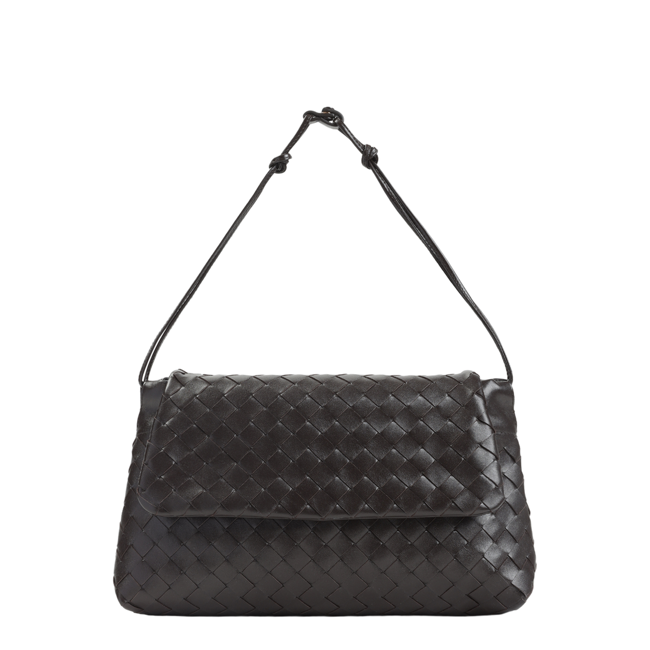 Dustbag Clutch Leather Brown - Image 2