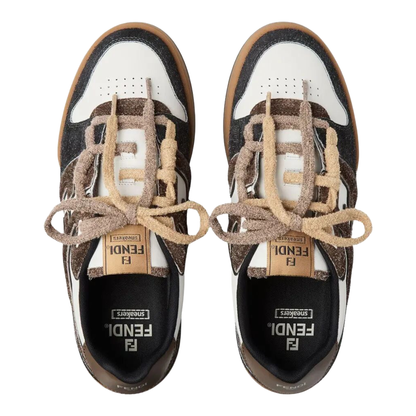 Match Leather and Suede Sneakers - Image 3