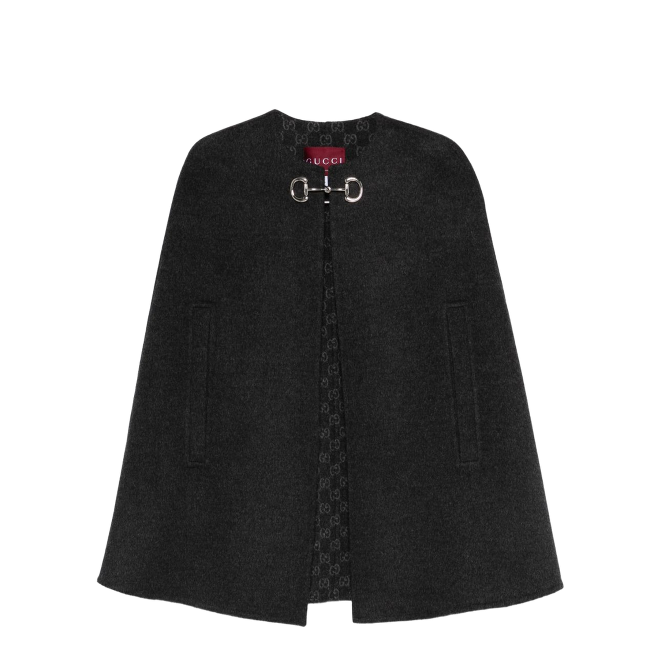Wool and Silk Cape with Clamp - Image 1