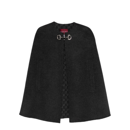 Wool and Silk Cape with Clamp - Image 1