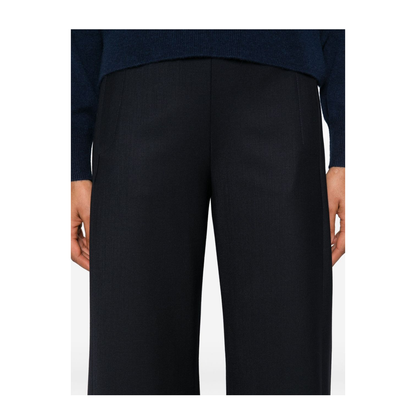 Leather Flared Leg Trousers - Image 2