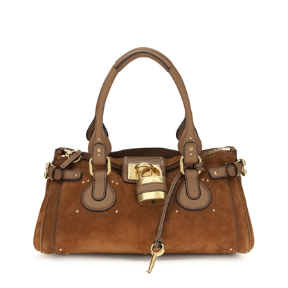 Paddington Suede Handbag - Image 1