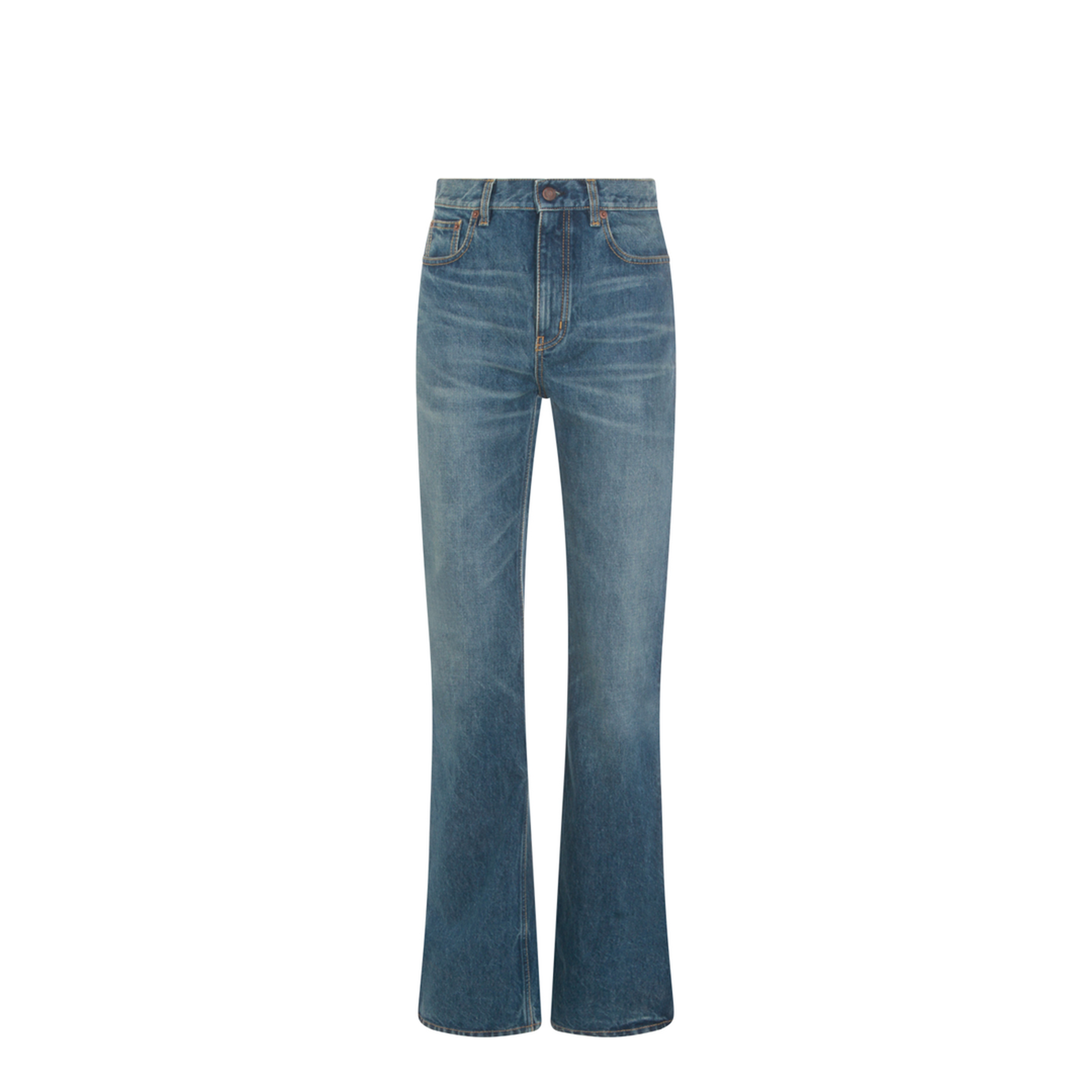 Straight-leg denim jeans - Image 1