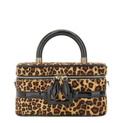 Belle Vivier Mini Haircalf Vanity Bag - Multicolor - Image 1