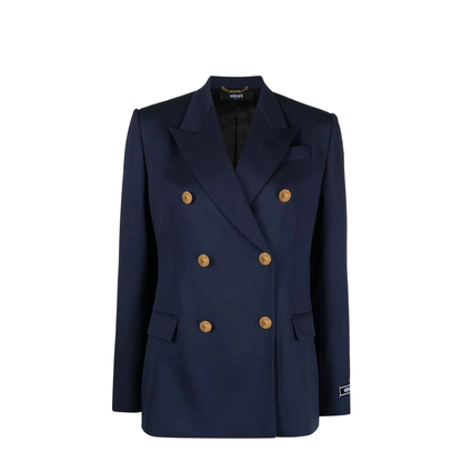Double-Breasted Blazer Blue - Image 1