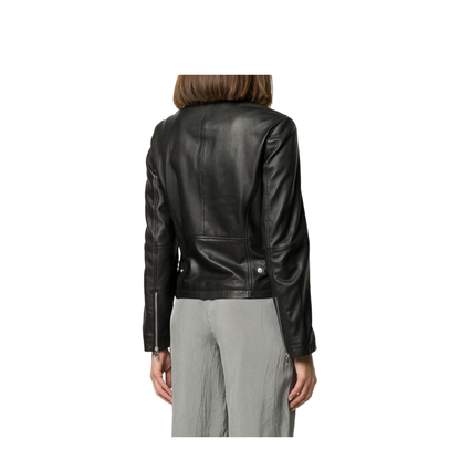 Leather Jacket in Black - Image 5