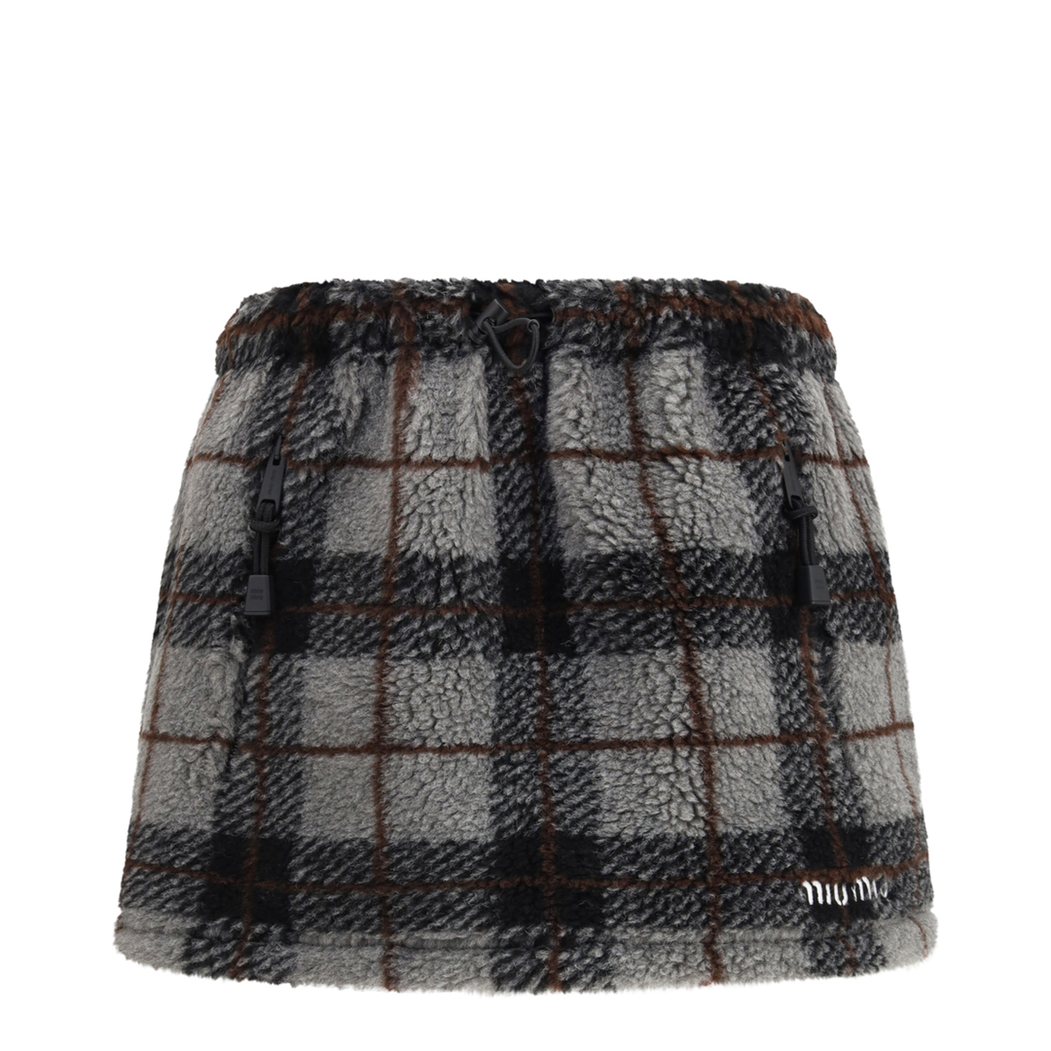 Check Mini Skirt - Image 1